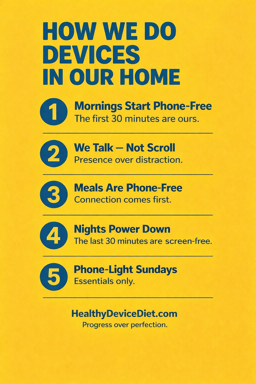 How We Do Devices in Our Home poster